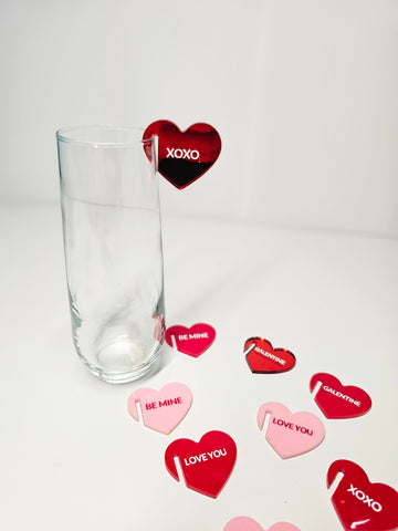Valentine's DRINKS TAGS ( sell by the dozen add 1 and you receive 12 )