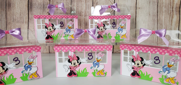 Minnie Mouse and Daisy Clear Favor Box