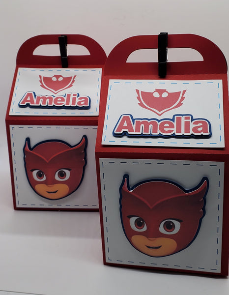Owlette Carton Milk Favor Box