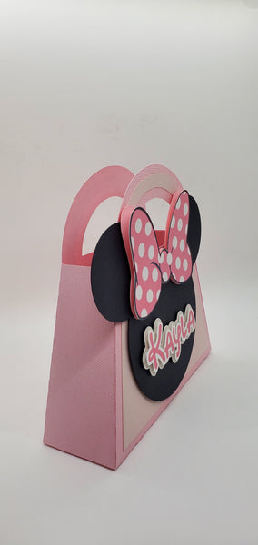 Minnie Mouse Purse Favor Box
