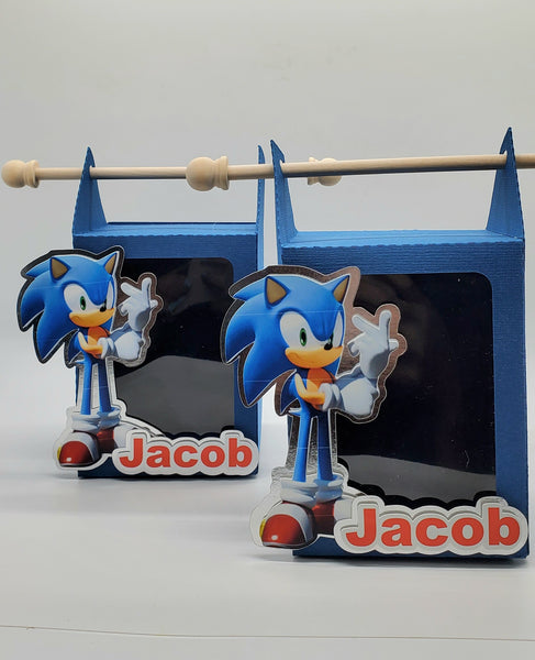 Sonic Custom Favor Box clear front