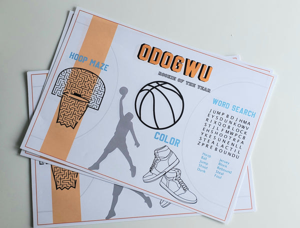 Basketball Placemat